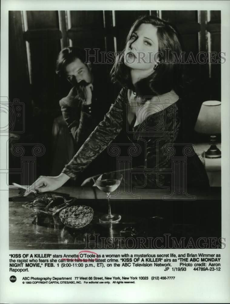 Films Et Séries Tv Avec Annette O'toole 1993 Press Photo Actress Annette O'Toole in "Kiss of a Killer" movie on