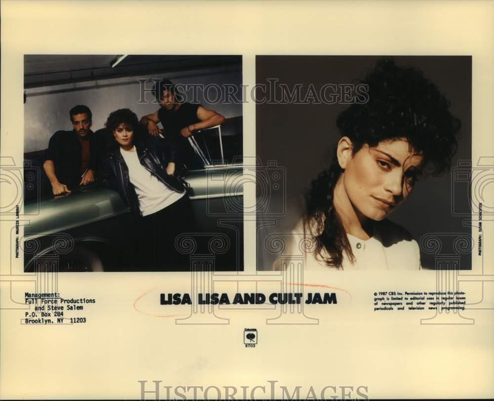 lisaさまページ 1987 Press Photo Lisa Lisa & Cult Jam band photo - nop45569