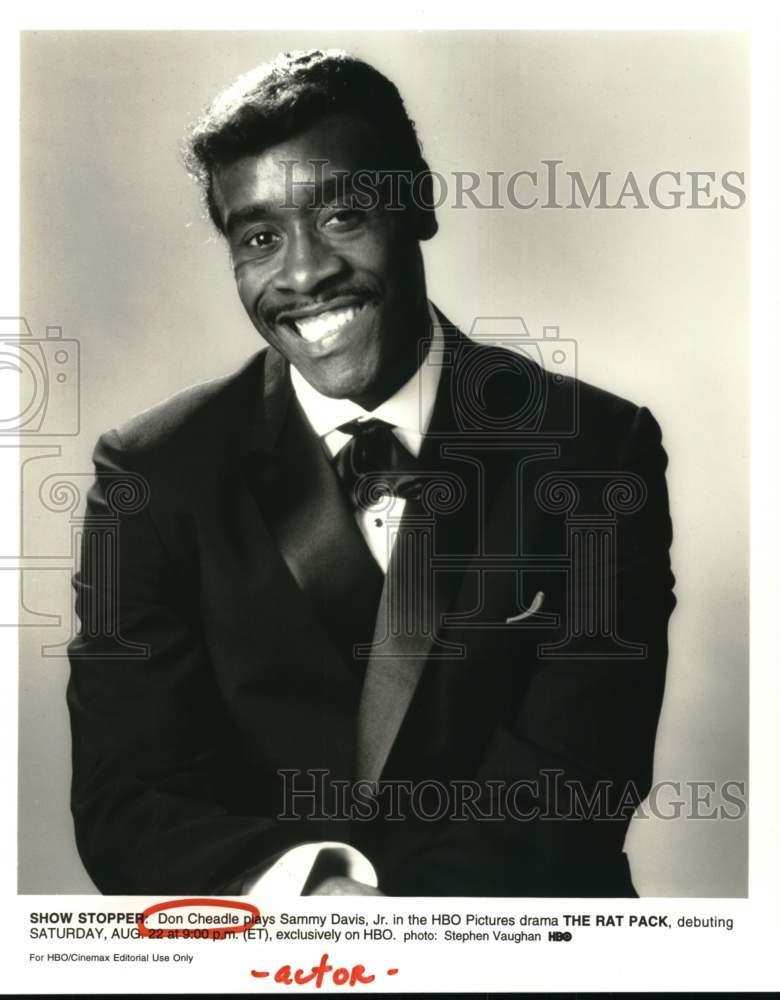 1998 Press Photo Actor Don Cheadle as Sammy Davis, Jr. in 