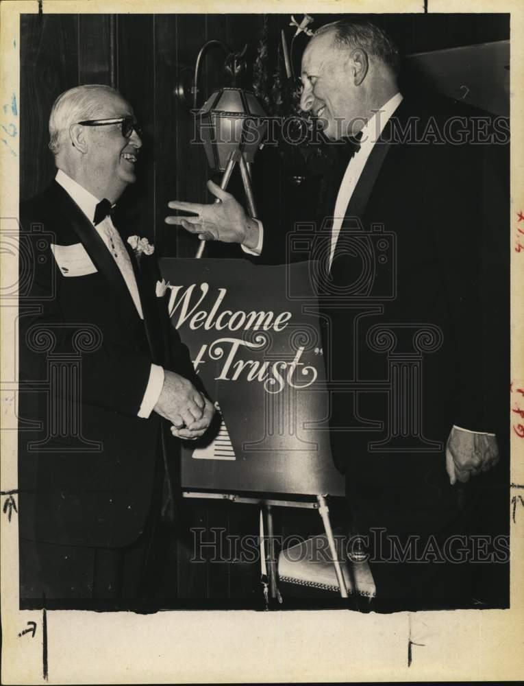 1968 Pressefoto Albany, New York Bürgermeister Erastus Corning Gruß ...