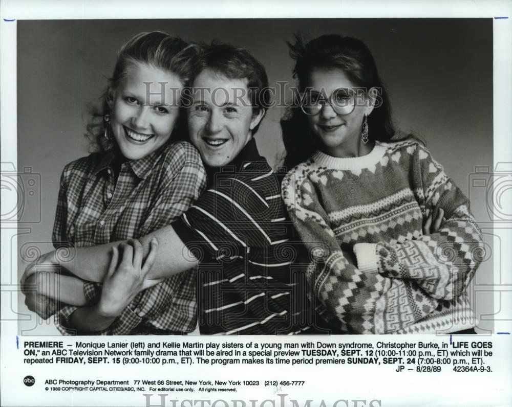 Details About 1989 Press Photo Life Goes On Television Show Cast Members Pip08380