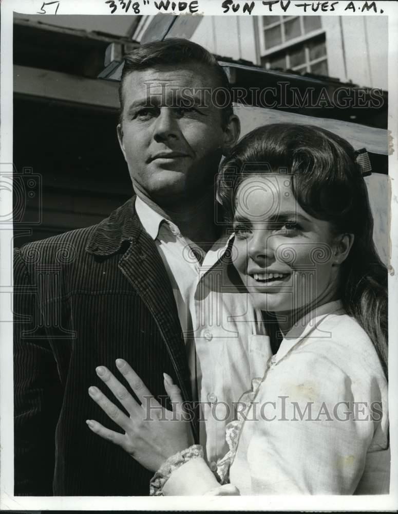 1965 Press Photo Joan Freeman & Martin Milner on 