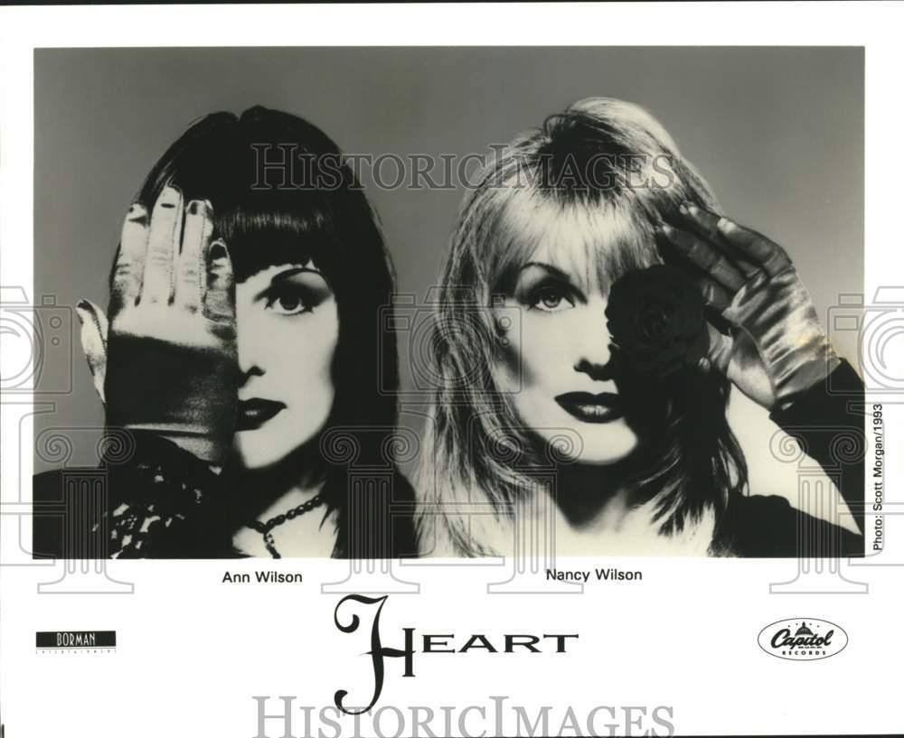1993 Press Photo Ann & Nancy Wilson members of 