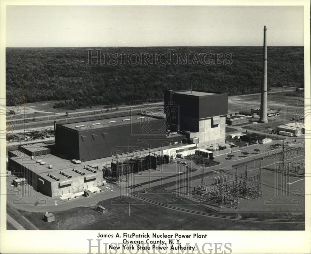 Press Photo Aerial View of James A. Fitzpatrick Nuclear