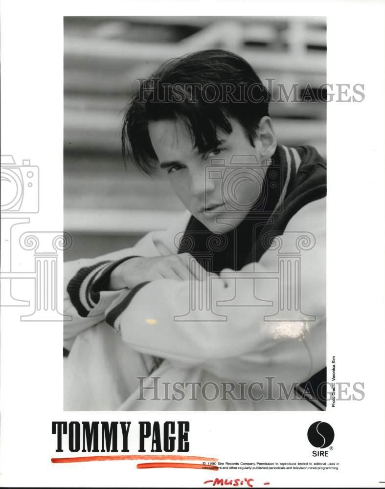 トミー ページ 1990 Press Photo Musician Tommy Page - hcp77077 | eBay