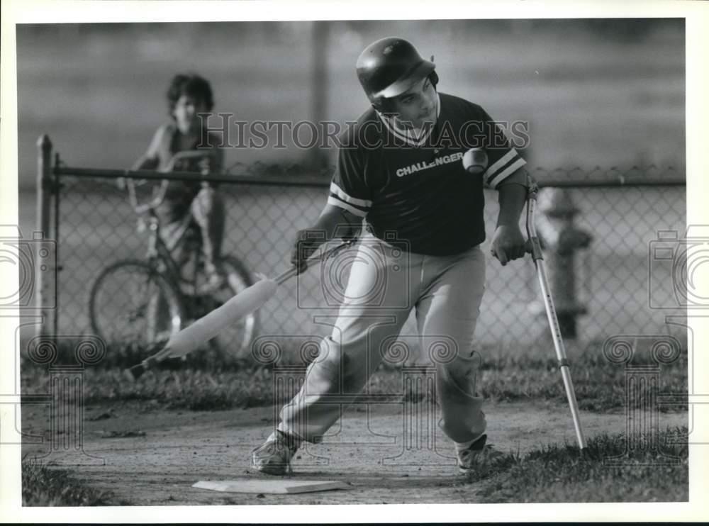 1992 Press Photo John Barbuto at Mattydale Little League Complex Baseball Game eBay