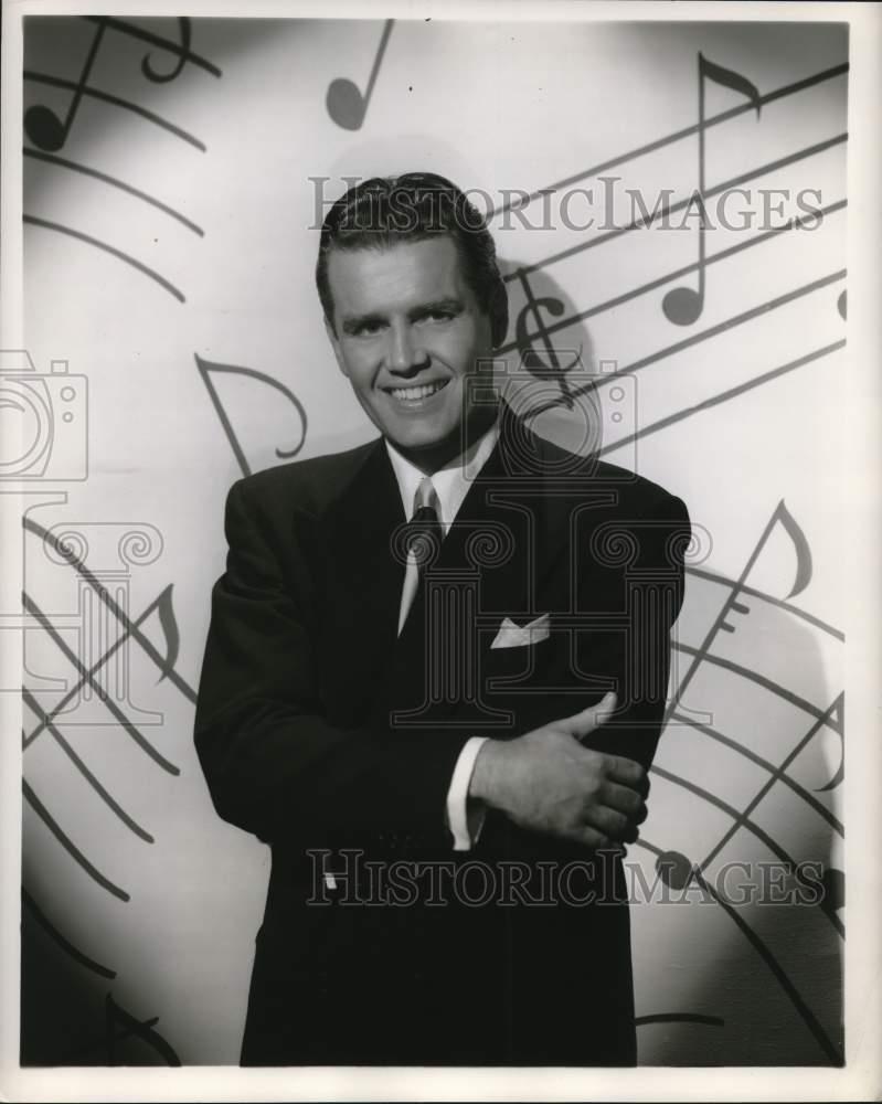 1951 Press Photo Singer and actor Jack Smith starring in 