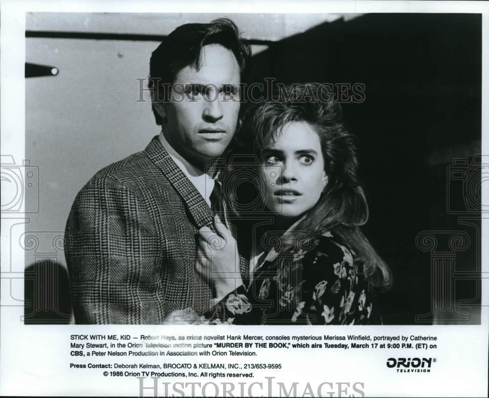 1986 Press Photo Robert Hays and Catherine Stewart in 