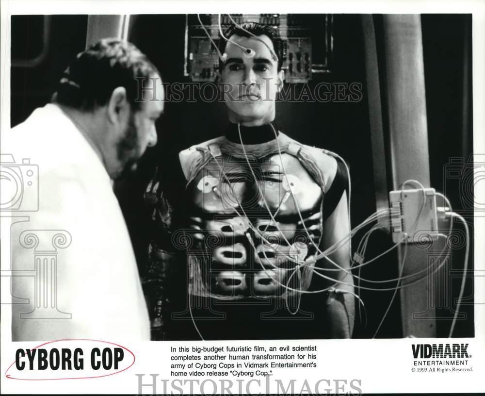 1993 Press Photo The cast in a scene from "Cyborg Cop ...
