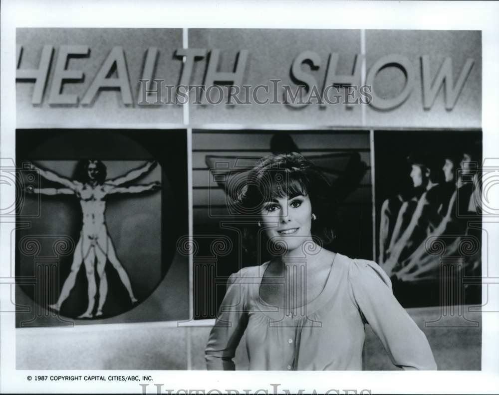 1987 Press Photo News anchor Kathleen Sullivan on "The Health Show" - pip14578 | eBay