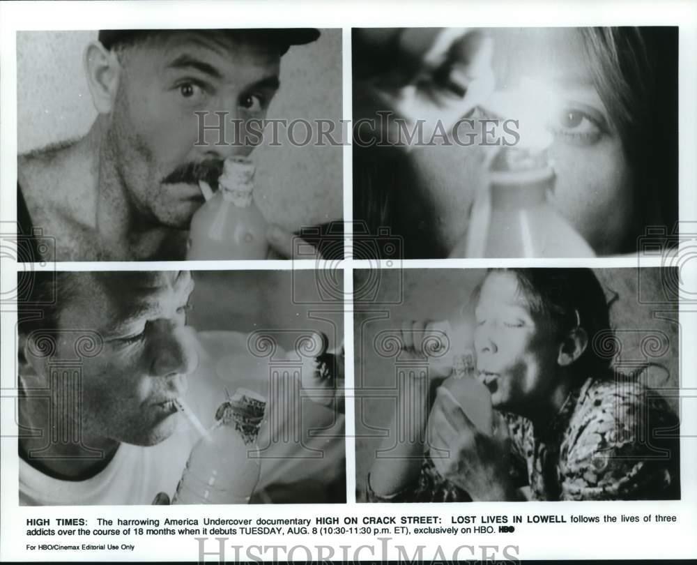 High On Crack Street Lost Lives In Lowell 1995 Press Photo Scenes from "High On Crack Street: Lost Lives In