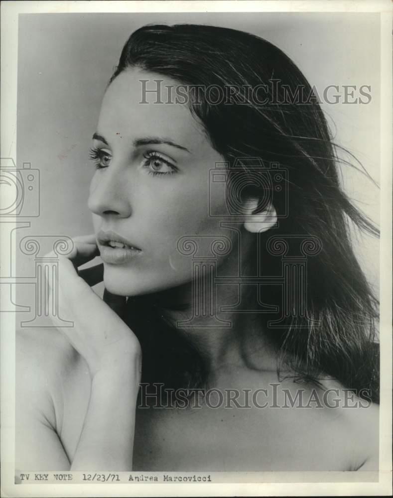 1971 Press Photo Actress Andrea Marcovicci Hcp92286 Ebay