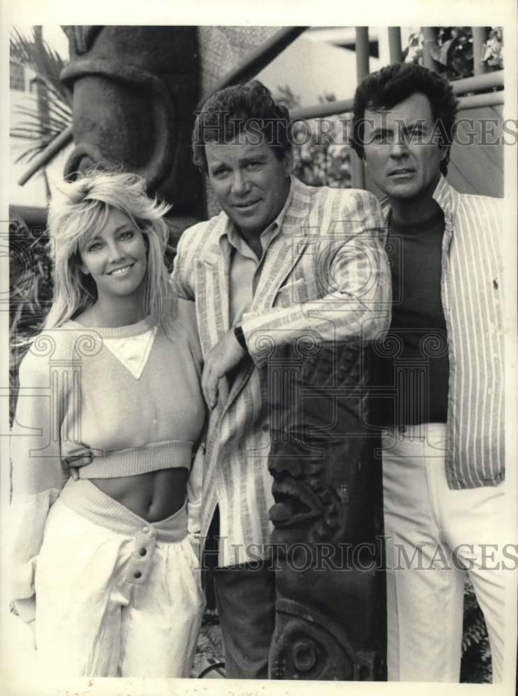 1986 Press Photo Heather Locklear, William Shatner, James