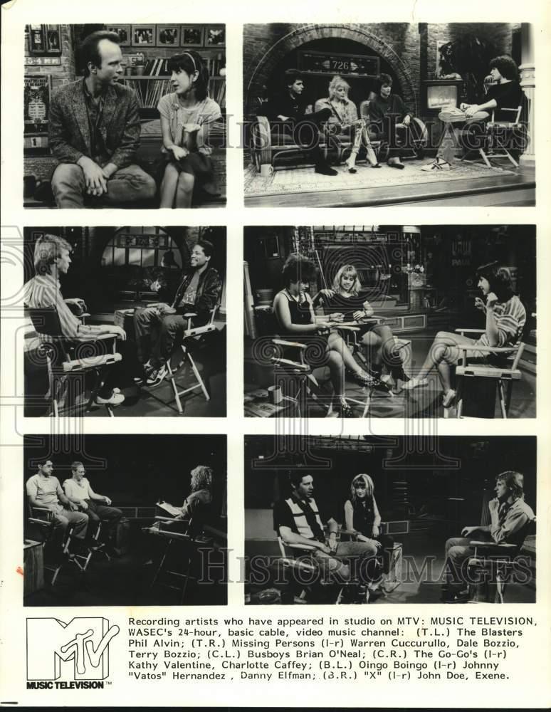 スペクター1974-1978 写真集 1989 Press Photo Musical Groups with Hosts on Music