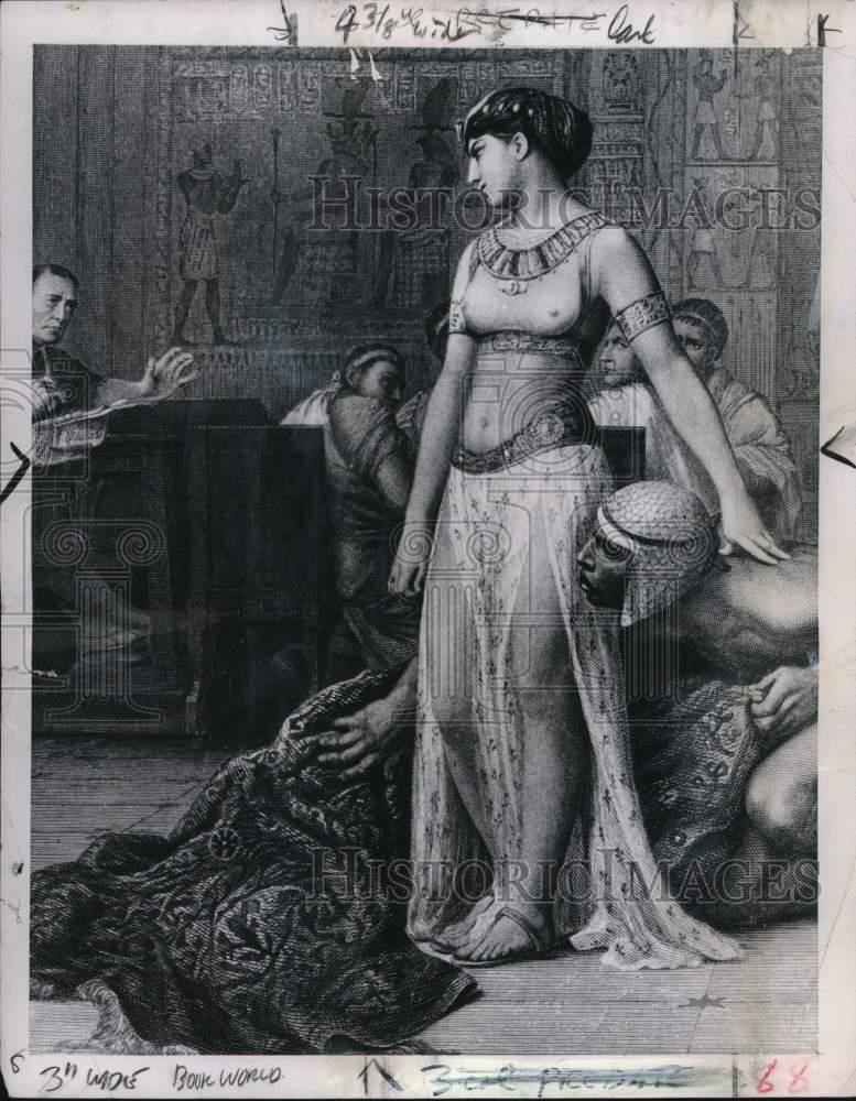 Press Photo Painting Of Queen Cleopatra Of Egypt By Armytage Pio EBay