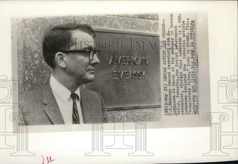 1968 Press Photo U S Embassy Second Secretary Jon Lodeesen Shown In Moscow Ebay