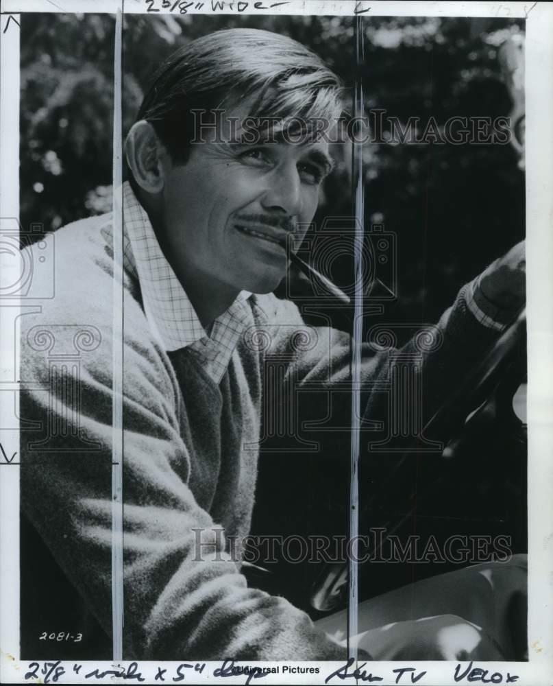 1976 Press Photo Actor James Brolin in "Gable and Lombard ...