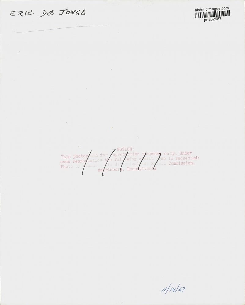1967 Press Photo Eric de Jonge, Museum Curator - pna02587 | eBay