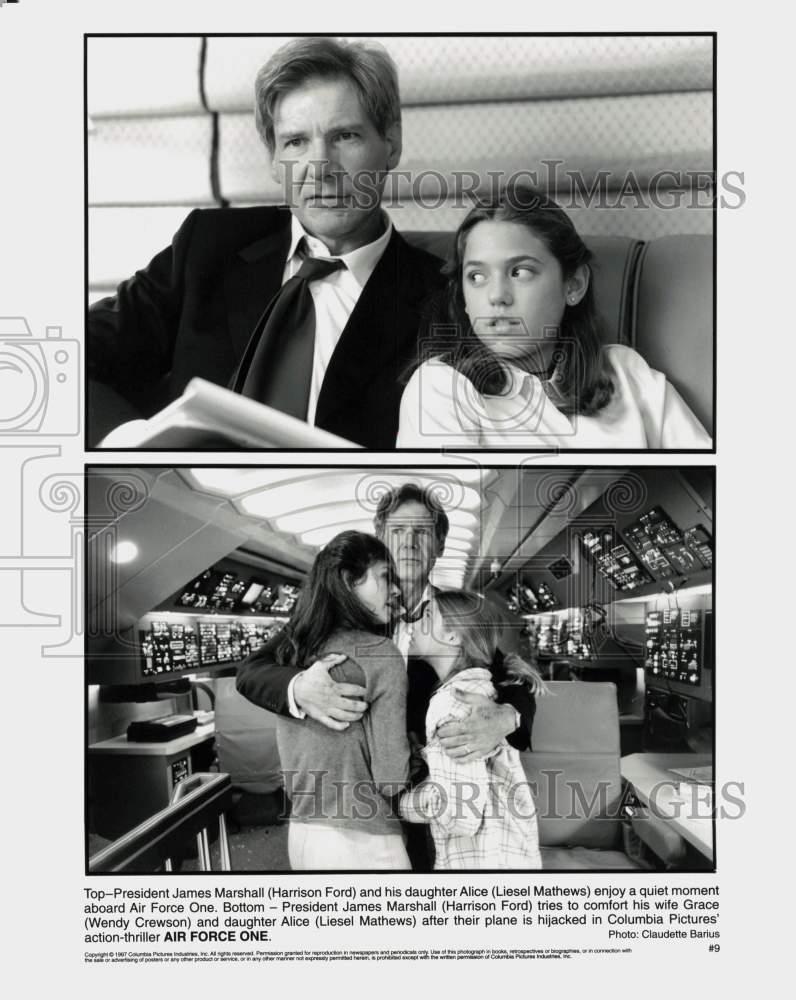 1997 Press Photo Harrison Ford Co-Stars in 