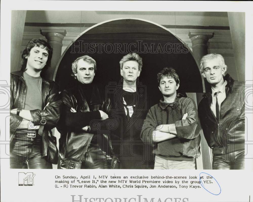 1984 Press Photo Music Group Yes - nod10479 | eBay