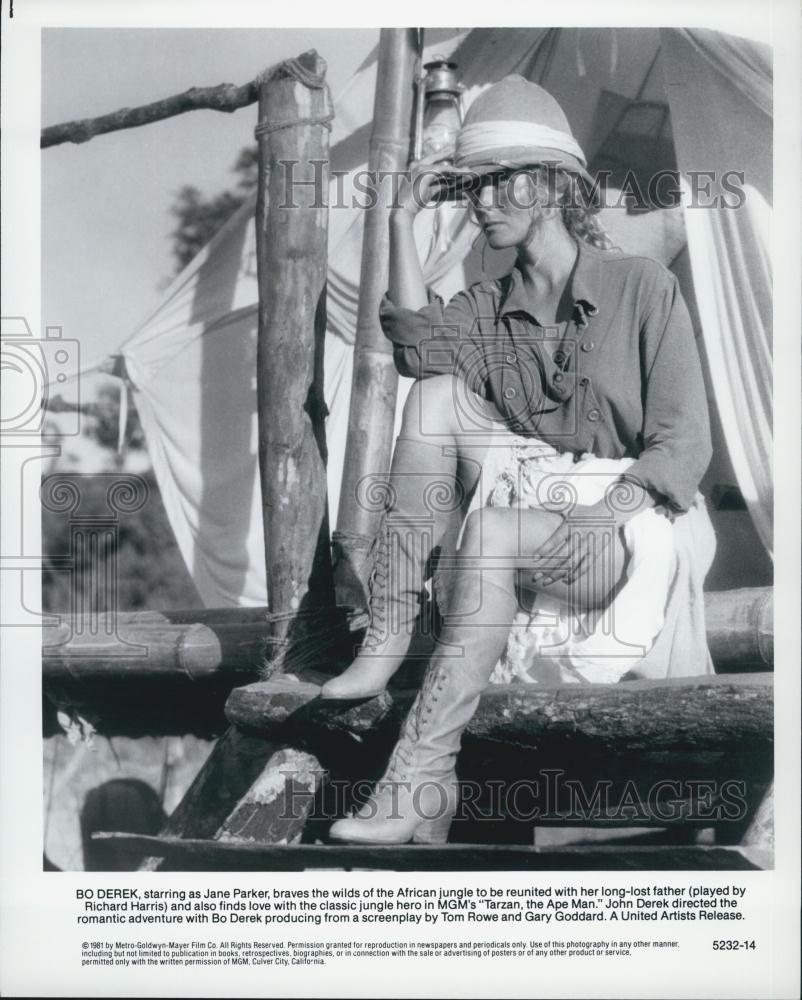 1981 Foto De Prensa Tarzan El Hombre Mono Bo Derek Actor Dfpg 09259 Ebay