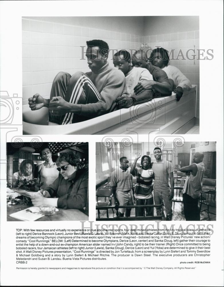 Press Photo John Candy Leon Rawle D Lewis And Doug E Doug In Cool Runnings Ebay