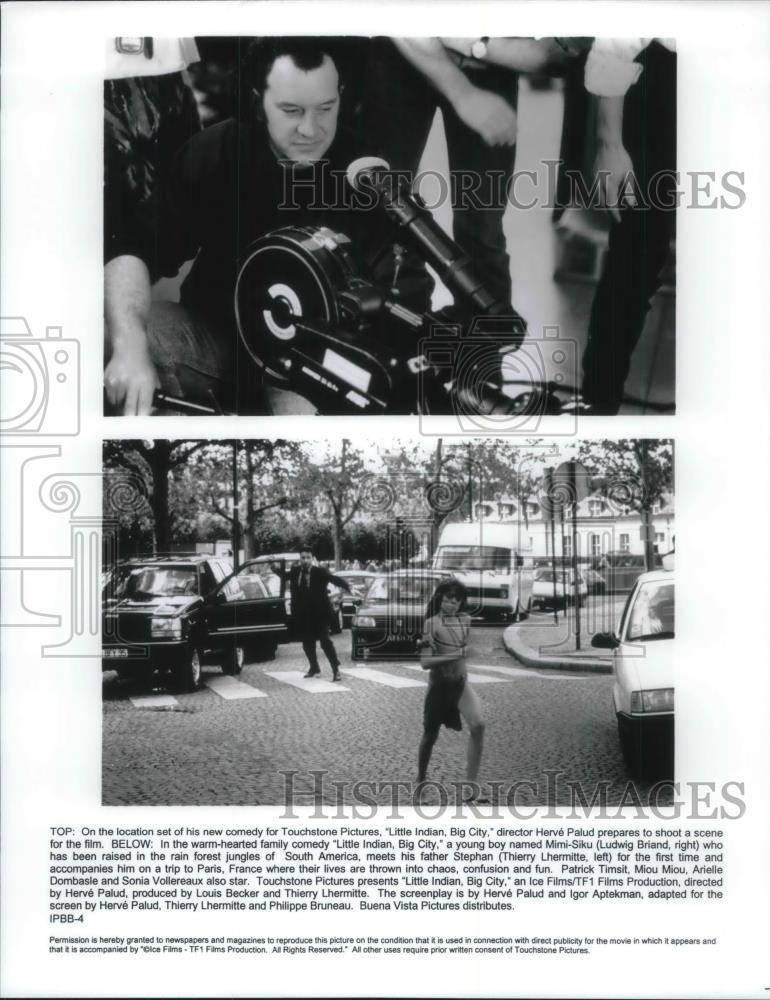 1994 Press Photo Ludwig Briand Thierry Lhermitte In Little Indian Big City Ebay