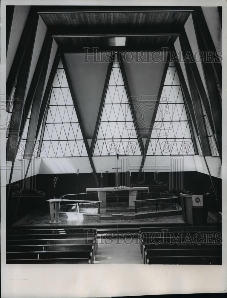 1960 Press Photo New Augustana Lutheran Church In West St Paul Mn 