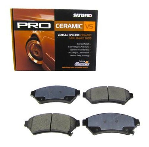 Satisfied PR530C *NEW* Front Ceramic Disc Brake Pads with Shims