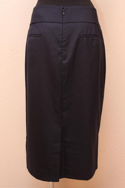 JCrew Telegraph Super 120's Pencil Skirt 0 Navy $148 blue suiting ...