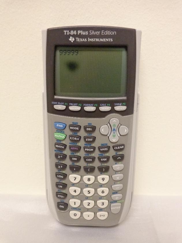 Texas Instruments TI 84 Plus Silver Edition Graphing.