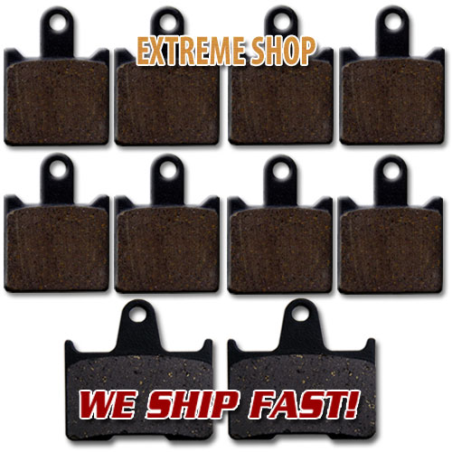 Front+Rear Brake Pads for Kawasaki ZZR 1400 ZX14R Ninja ZX1400 R