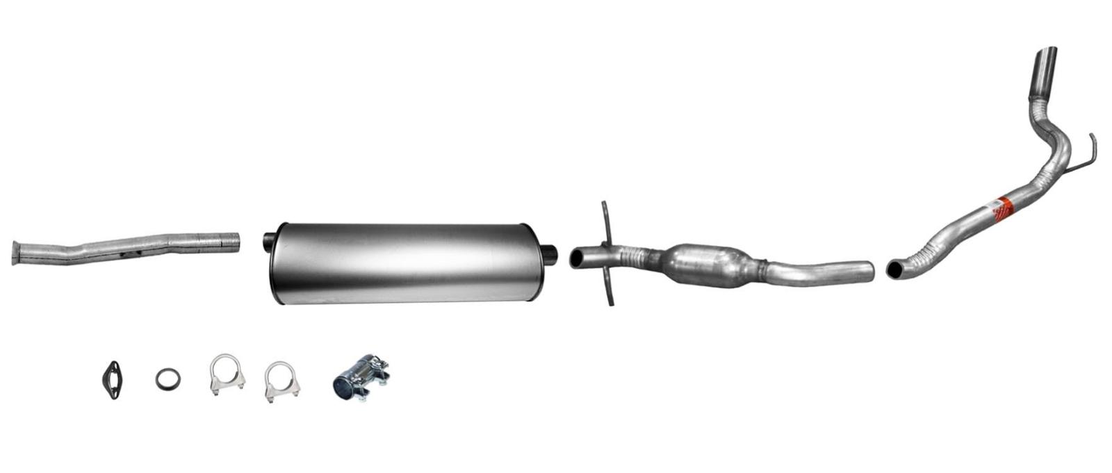 01-05 Explorer Sport Trac Muffler Exhaust System AP ... 2001 ford explorer sport trac exhaust diagram 