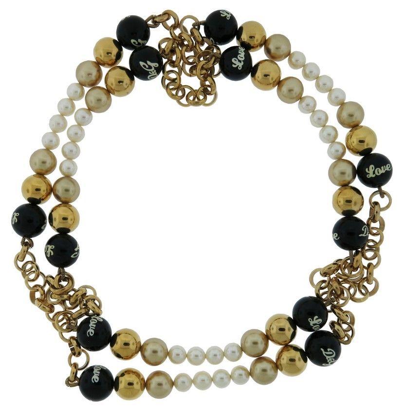 dolce and gabbana pearl necklace