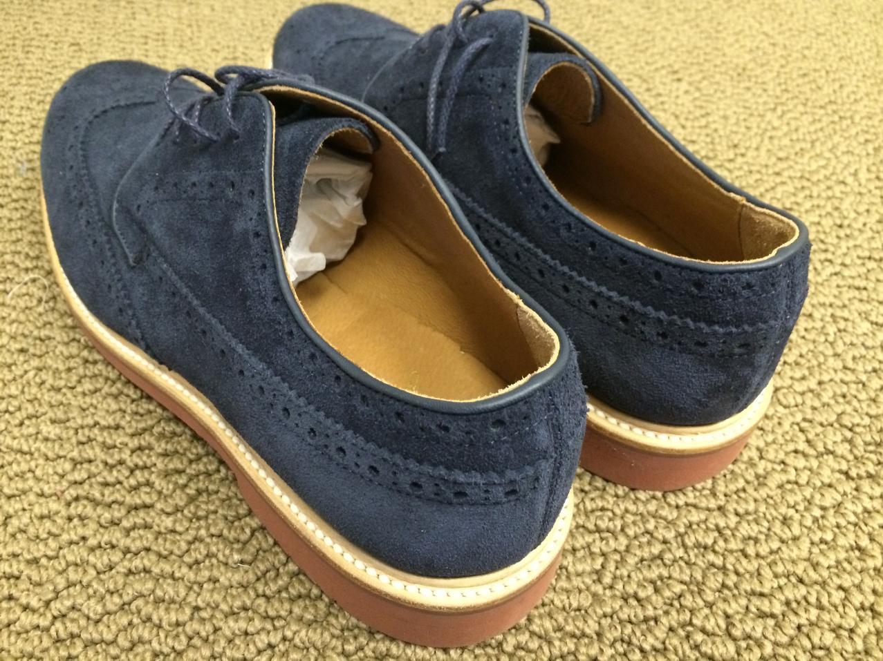 J.Crew Men\'s Kenton Long Suede Wingtips J Crew Kenton Men main image 4
