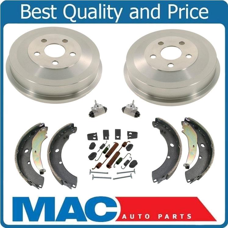 04-09 Chrysler PT Cruiser W//ABS 9 Inch REAR Brake Drums /& Brake Shoes Springs