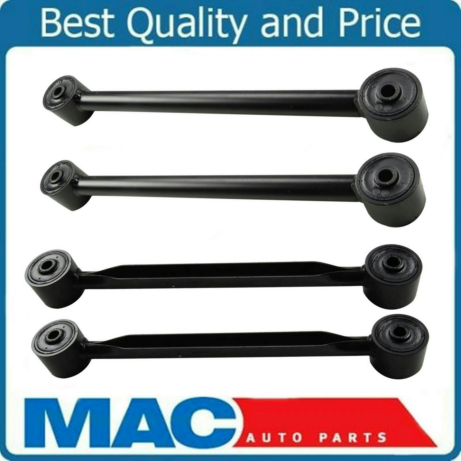 100 Brand New Upper Lower Rear Trailing Control Arms Kit for GMC Envoy
