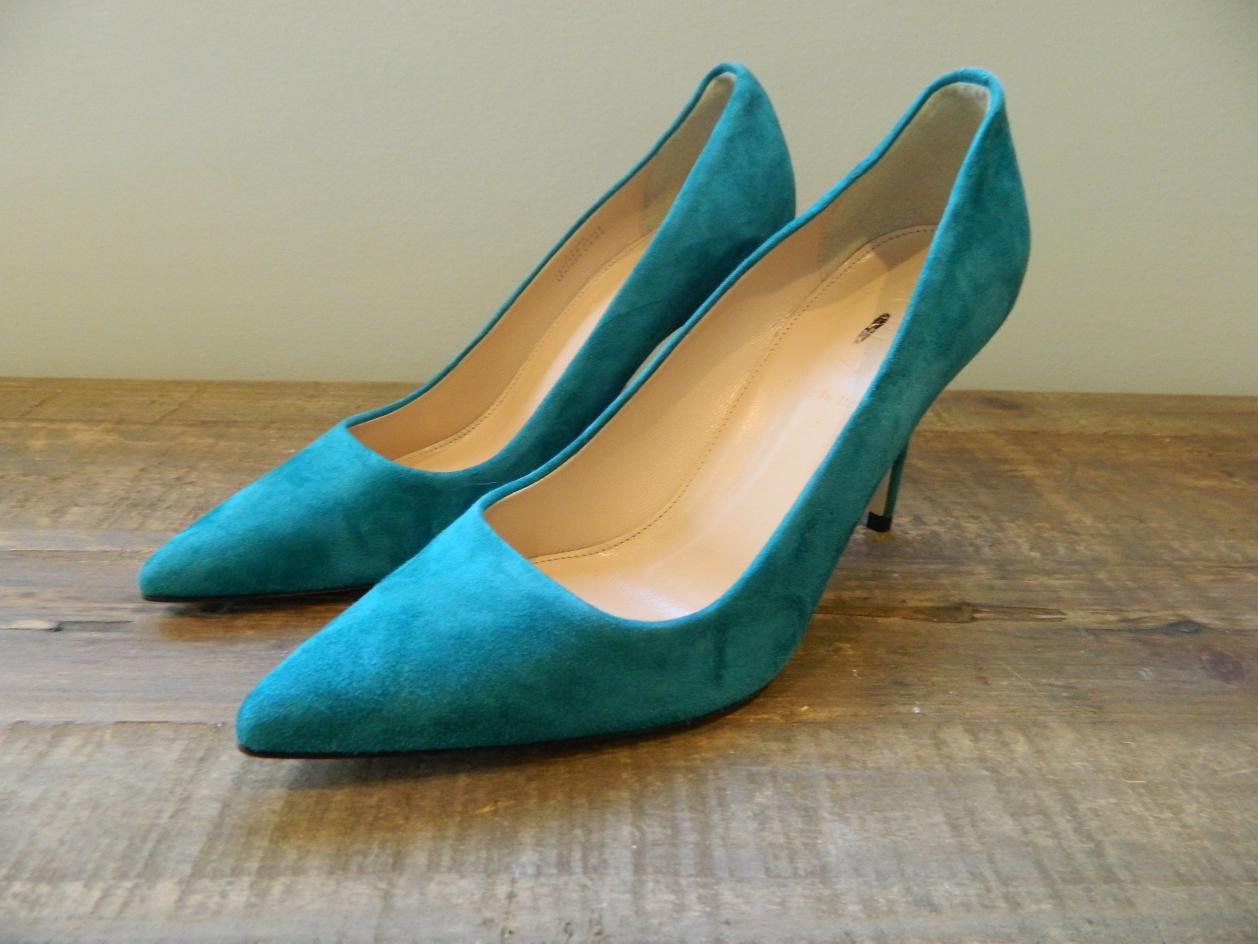 jade green heels