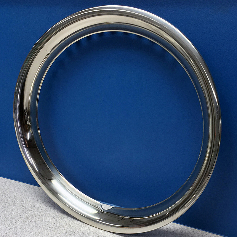 15" Stainless Steel Trim Rings 1 3/4" Depth Beauty Rings Part 1515S