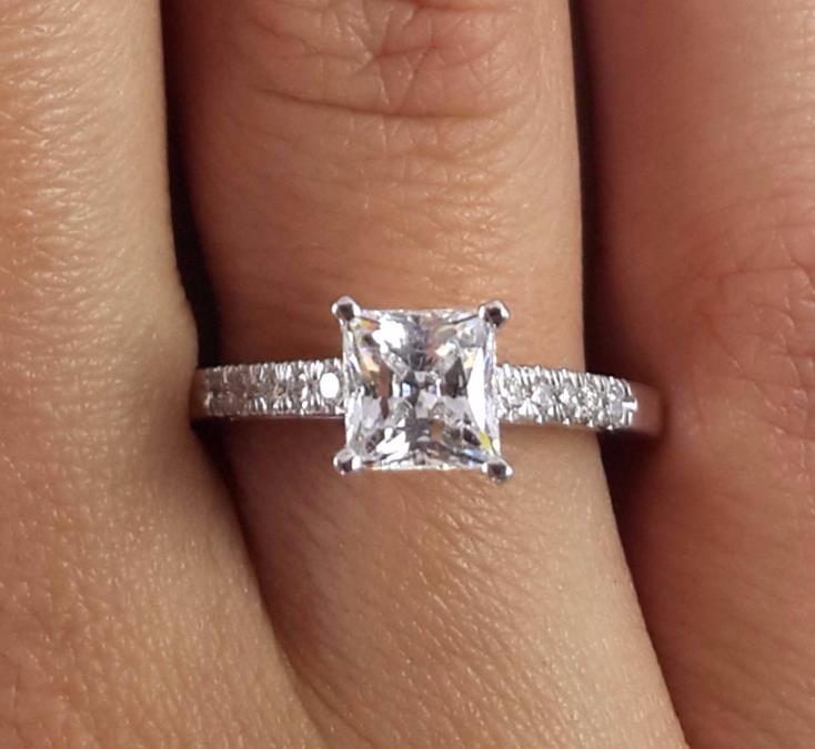 solitaire cut diamond