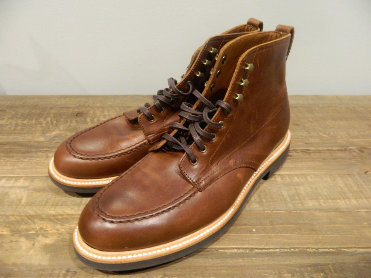 J CREW Mens Kenton Leather Pacer boots MISMATCH burnished