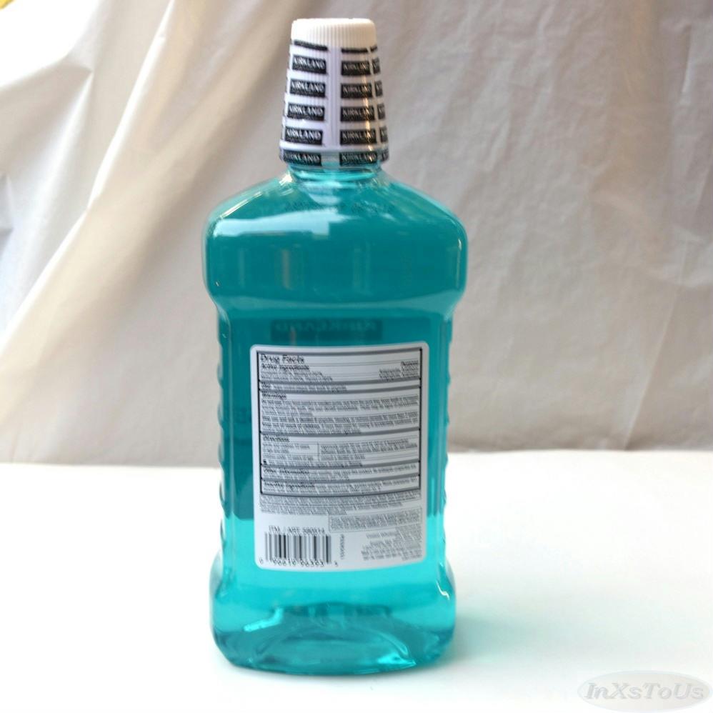 Kirkland Signature Antiseptic Ice Mint Mouth Rinse Mouthwash 1.5L ...