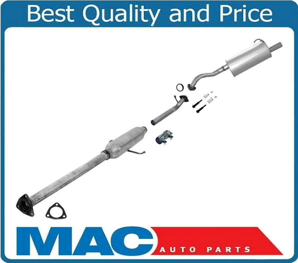 Middle Resonatior & Muffler Exhaust Pipe System for Honda CRV CRV 2.4L 0204 eBay