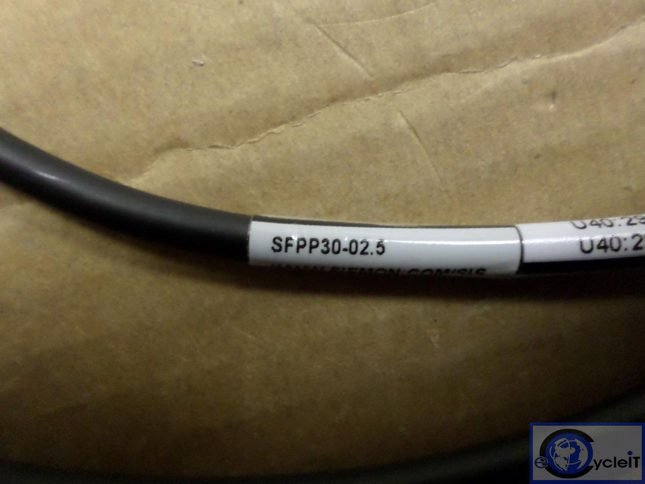Siemons SFP Passive Copper Cable Assembly 10Gb 2m 6.6ft 30 AWG SFPP30-02