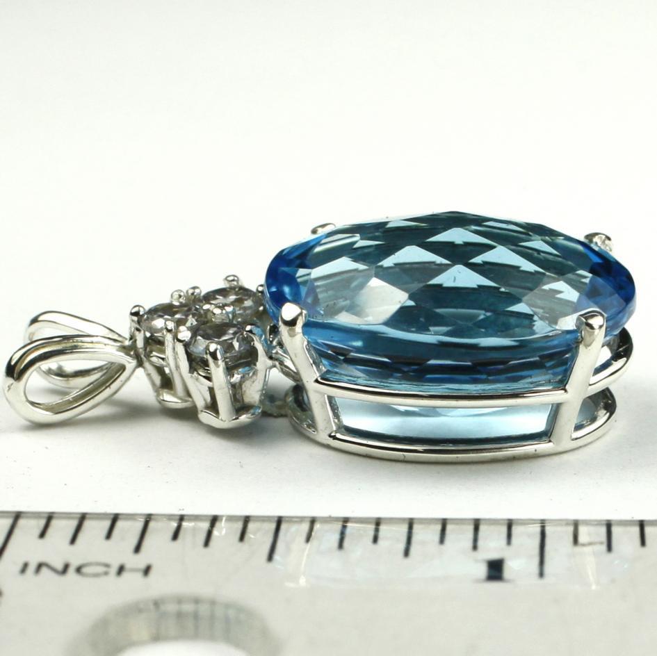 SP016 Padparadscha CZ 925 Sterling Silver Pendant