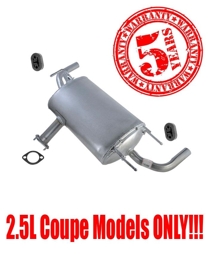 Rear Muffler W/ Gaskets & Hangers for Nissan Altima Coupe 2 Doors 20082013 2.5L eBay