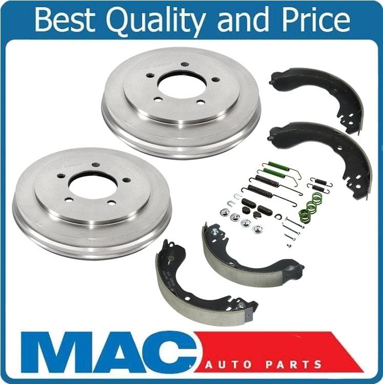 fits For 2002 Jeep Liberty 100/% New Rear Brake Drums /& Brake Shoes Springs 4Pc