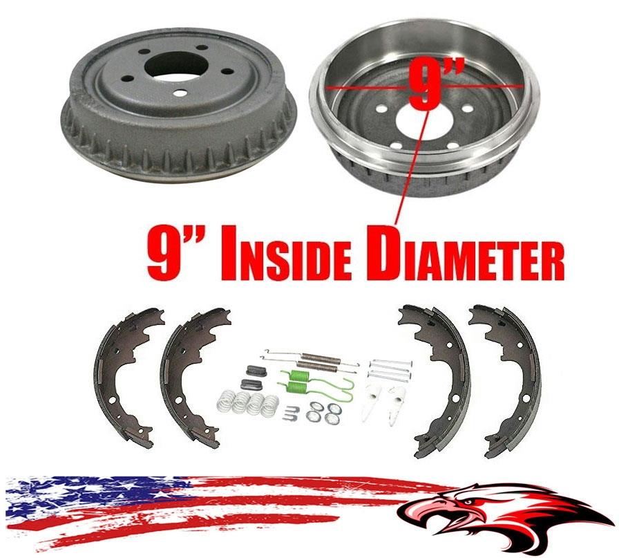 9" Drums Brake Shoes & Hardware 9808 Rear Wheel Drive Ford Ranger 9