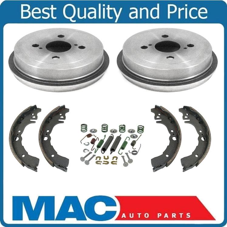 Rear Brake Drums and Shoes /& Brake Springs 2 Fits For 2000-2005 Echo