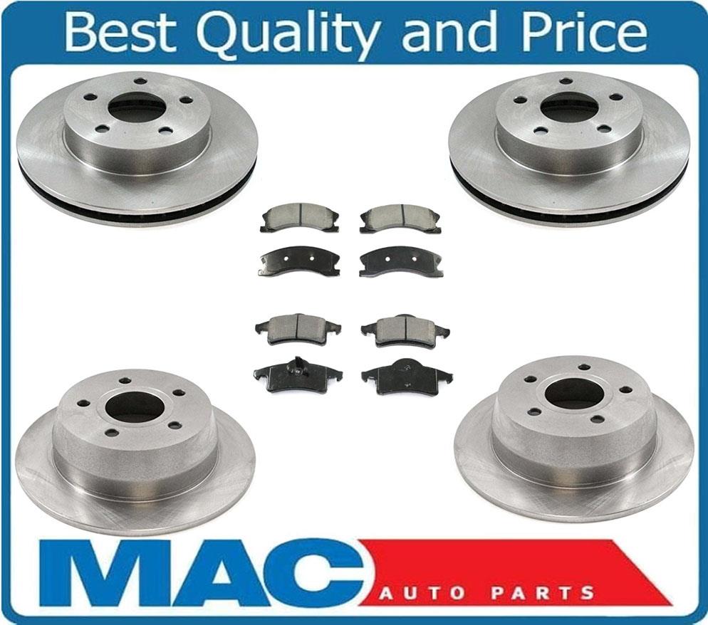 2 Ceramic Pad Sets Rotors /& 2003-2004 Jeep Grand Cherokee Frt /& Rr 4